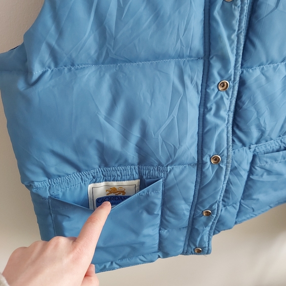 Vintage Down Feather Vest - Picture 9 of 11